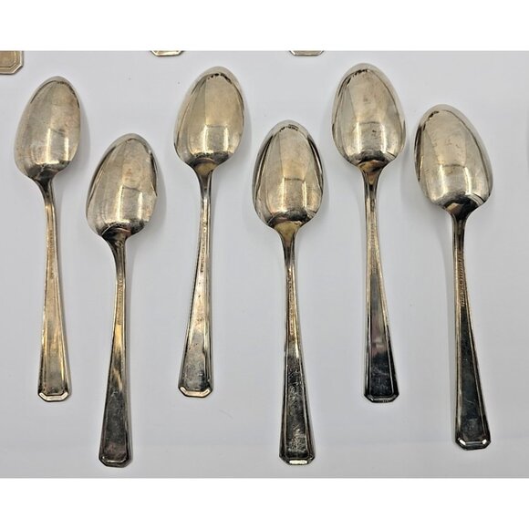 Wm. A. Rogers 25 Piece Nickel Silver Flatware Spoons Forks Knives Replacements - Picture 10 of 13